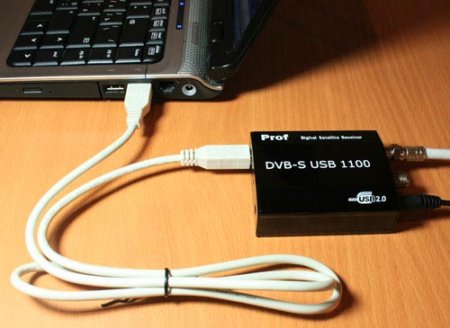 Спутниковое ТВ на ноутбуке с помощью Prof DVB-S 1100 USB